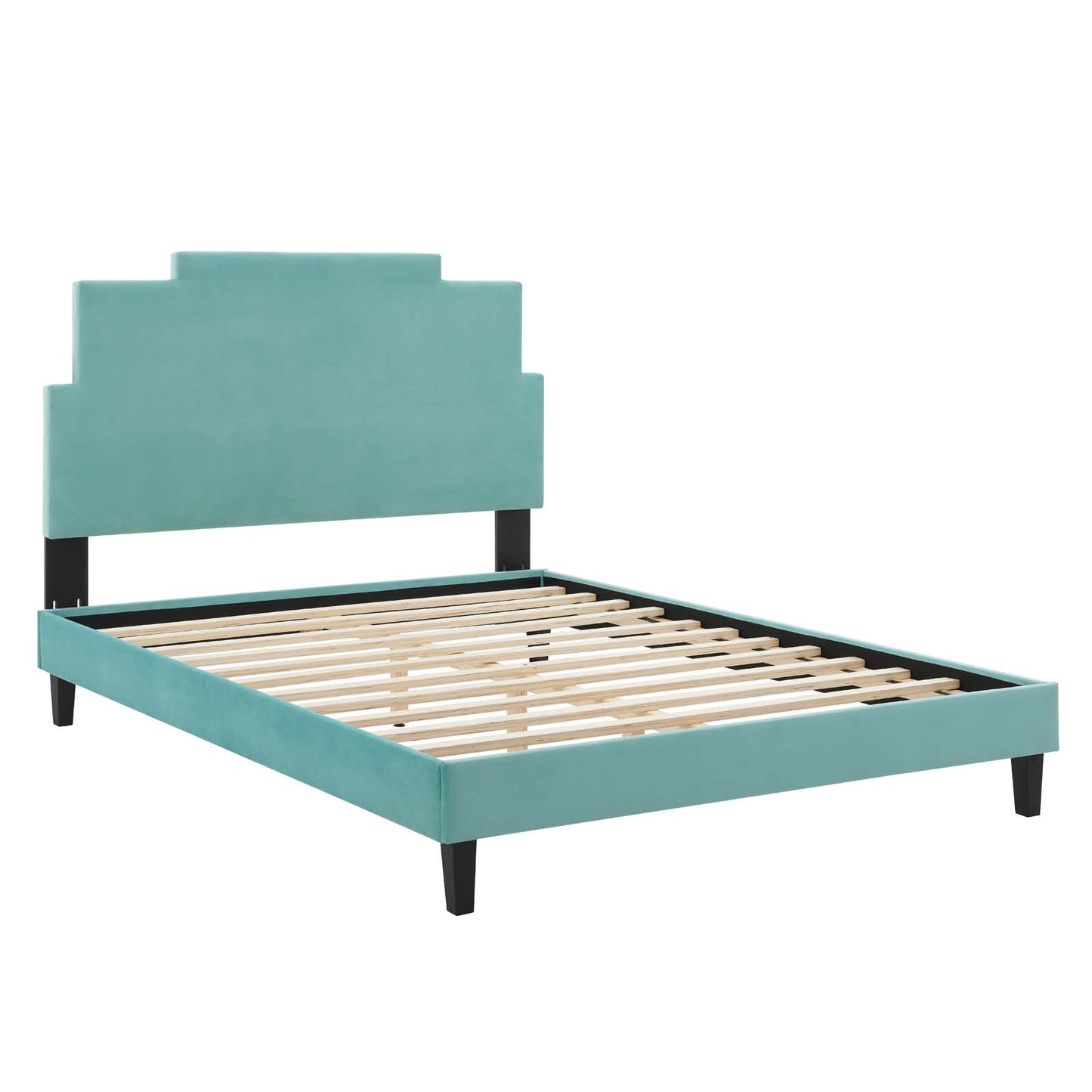 Modway Lindsey Performance Velvet King Platform Bed - MOD-6927 | Beds | Modishstore - 27