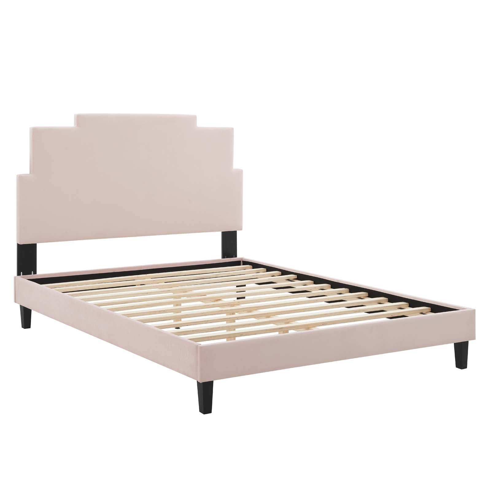 Modway Lindsey Performance Velvet King Platform Bed - MOD-6927 | Beds | Modishstore - 43