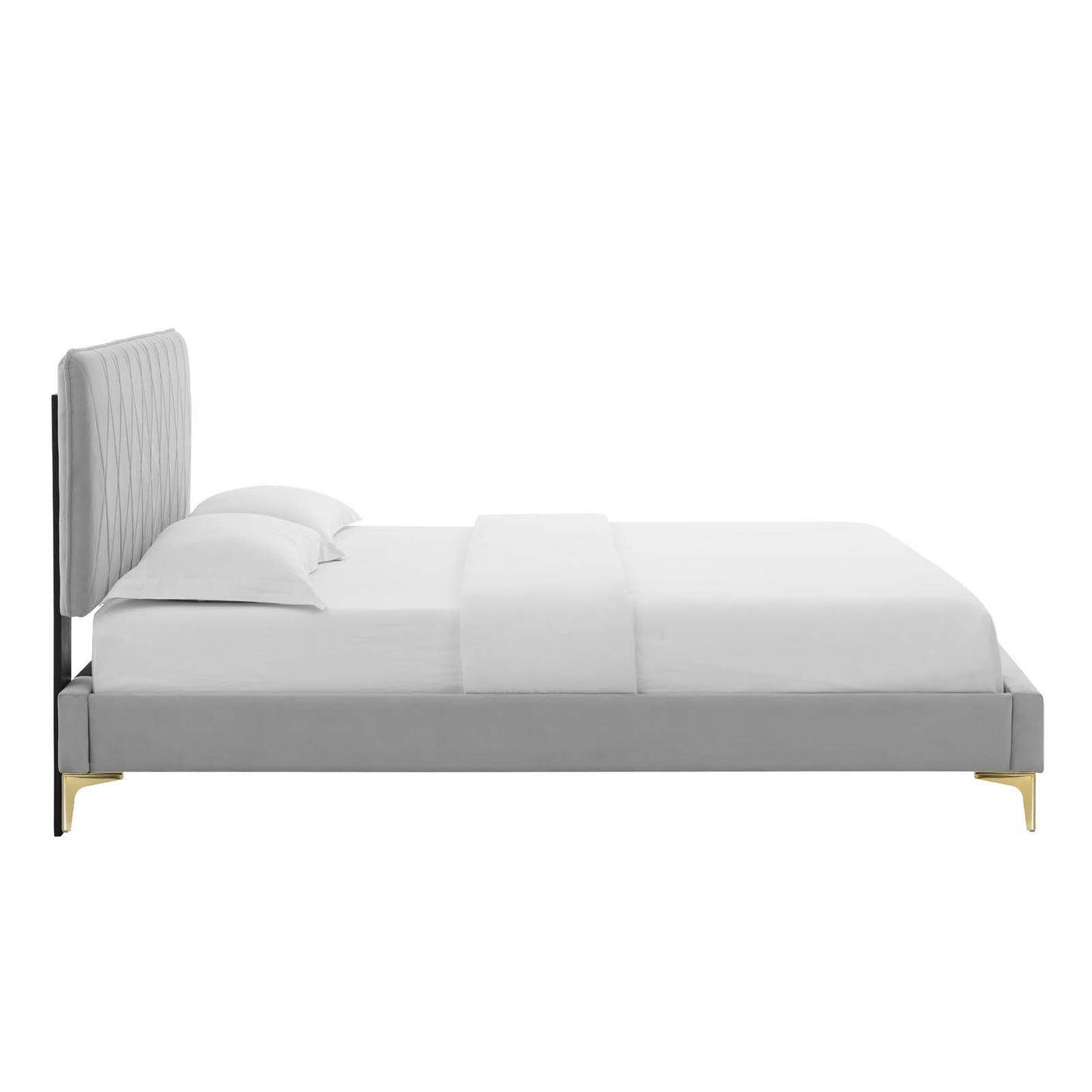 Modway Phillipa Performance Velvet King Platform Bed - MOD-6928 | Beds | Modishstore - 22