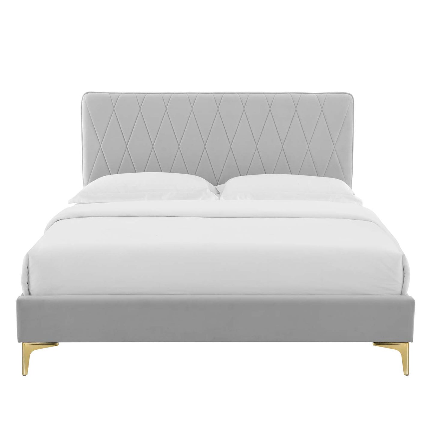 Modway Phillipa Performance Velvet King Platform Bed - MOD-6928 | Beds | Modishstore - 24