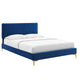 Modway Phillipa Performance Velvet King Platform Bed - MOD-6928 | Beds | Modishstore - 34