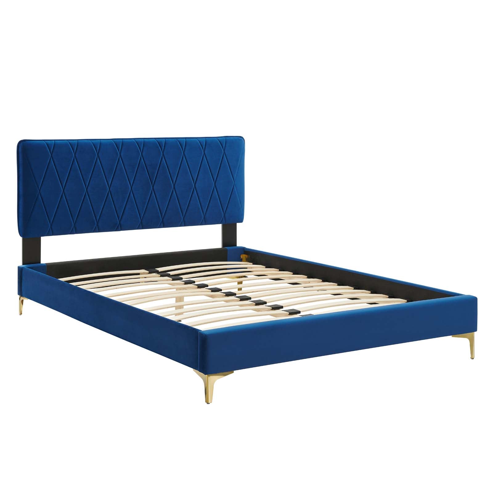 Modway Phillipa Performance Velvet King Platform Bed - MOD-6928 | Beds | Modishstore - 35