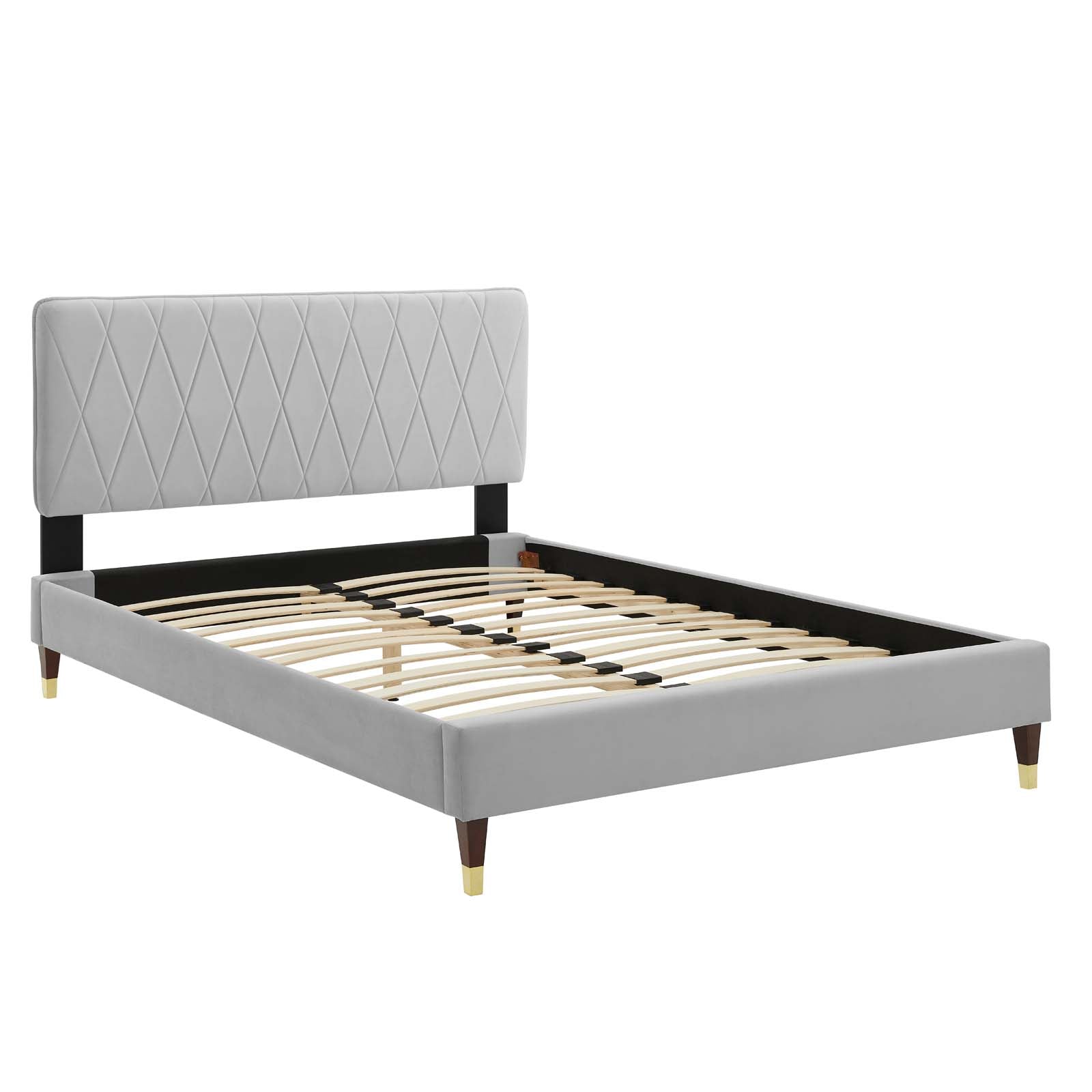 Modway Phillipa Performance Velvet King Platform Bed - MOD-6929 | Beds | Modishstore - 19