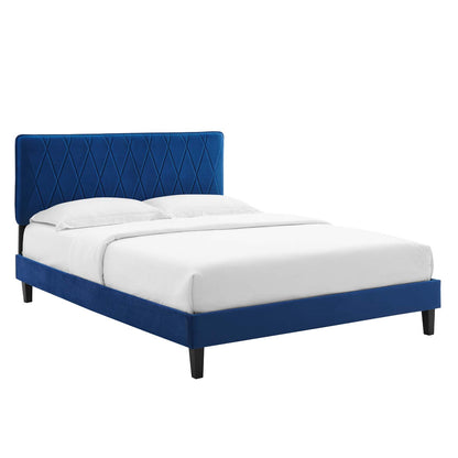 Modway Phillipa Performance Velvet King Platform Bed - MOD-6930 | Beds | Modishstore - 34