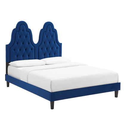 Modway Alexandria Tufted Performance Velvet King Platform Bed - MOD-6939 | Beds | Modishstore - 34