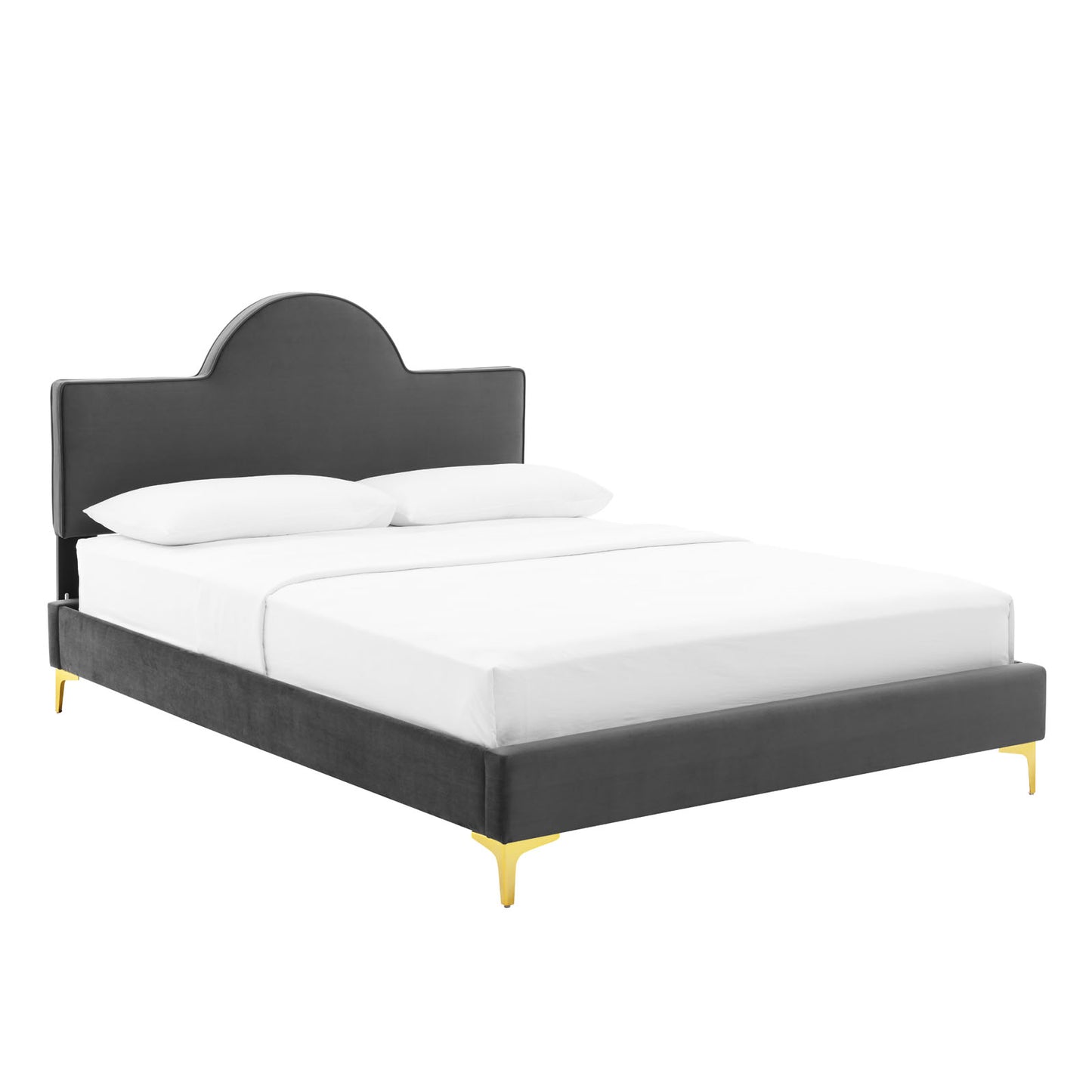 Sunny Performance Velvet King Bed By Modway - MOD-7029 | Beds | Modishstore - 2