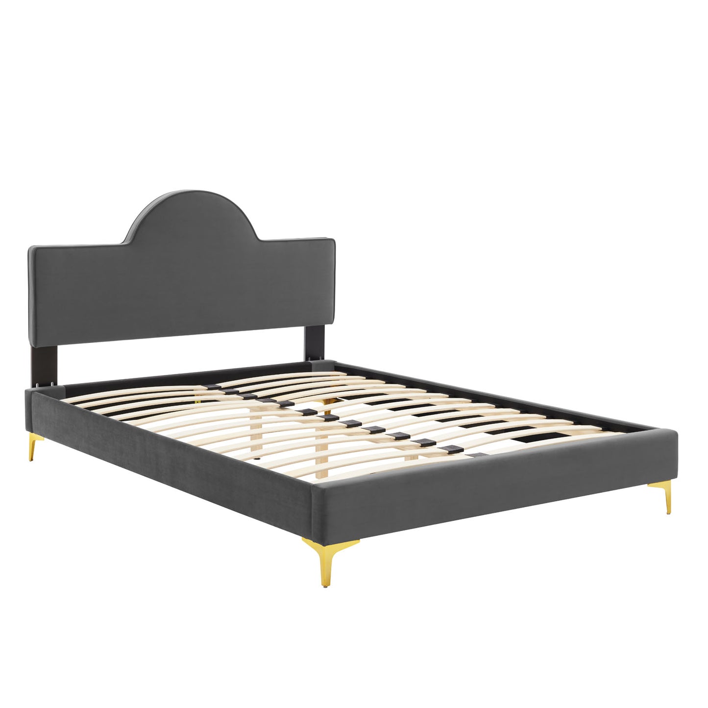 Sunny Performance Velvet King Bed By Modway - MOD-7029 | Beds | Modishstore - 3