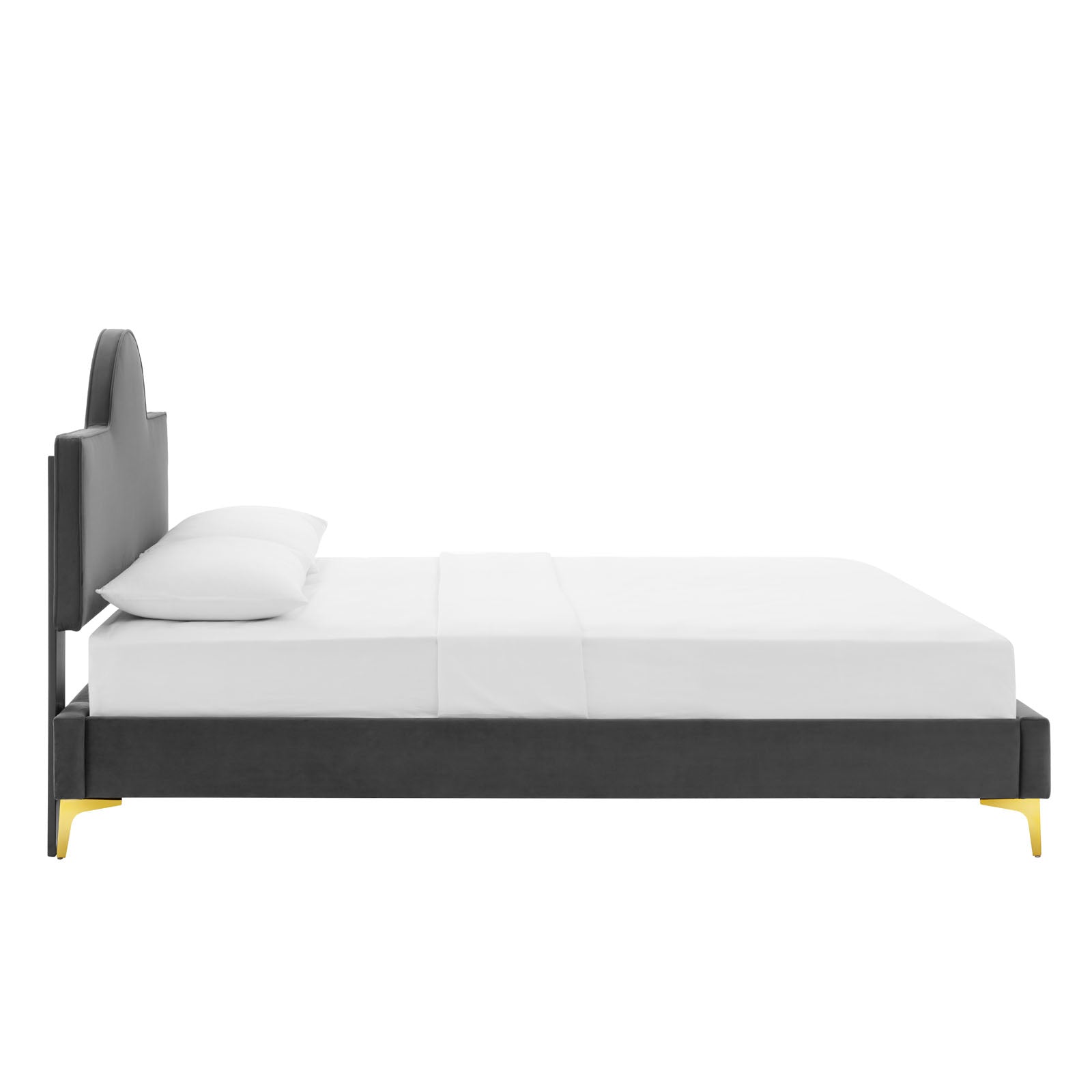 Sunny Performance Velvet King Bed By Modway - MOD-7029 | Beds | Modishstore - 4