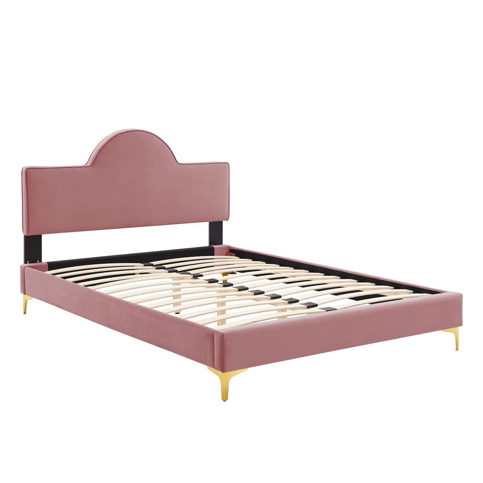 Sunny Performance Velvet King Bed By Modway - MOD-7029 | Beds | Modishstore - 12