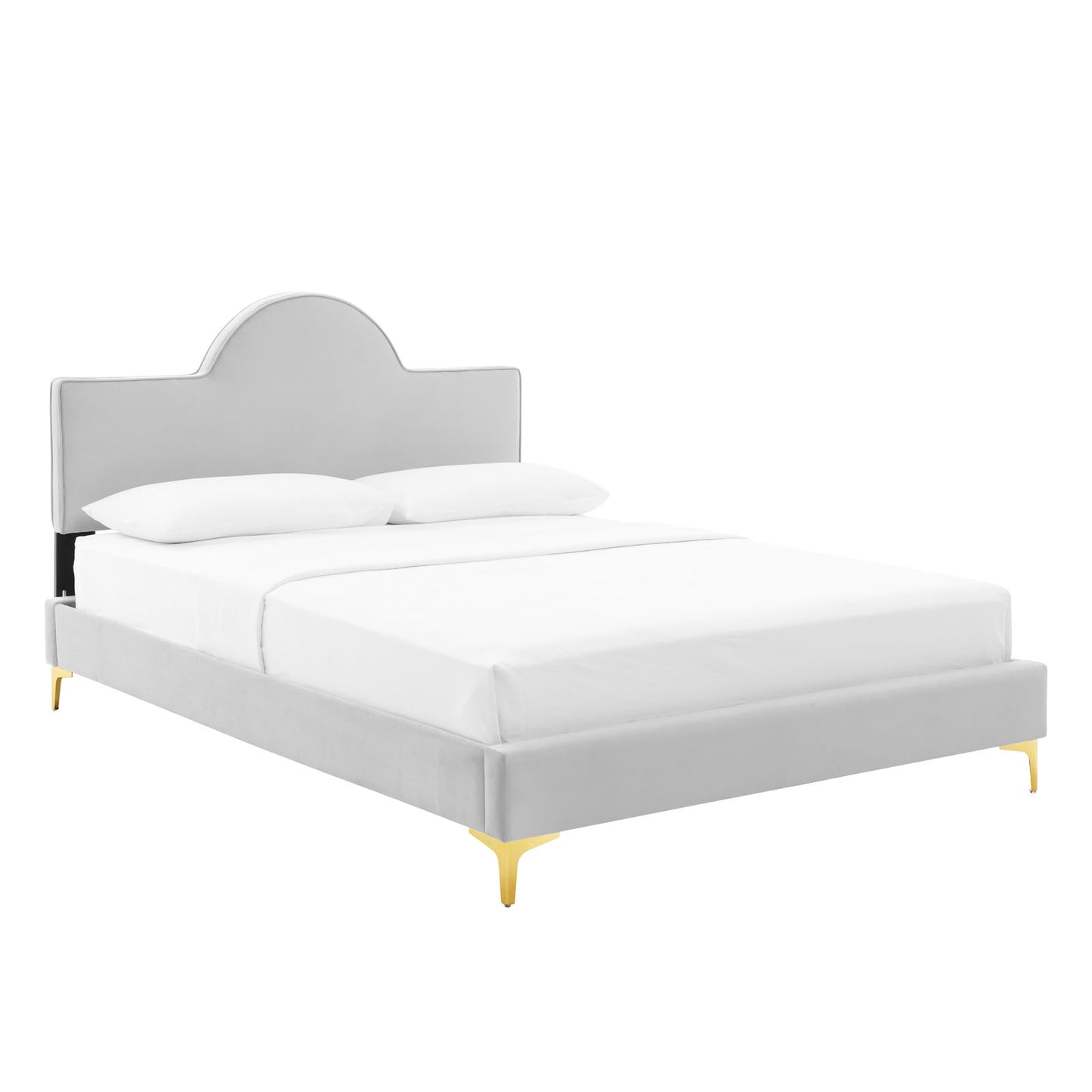 Sunny Performance Velvet King Bed By Modway - MOD-7029 | Beds | Modishstore - 19