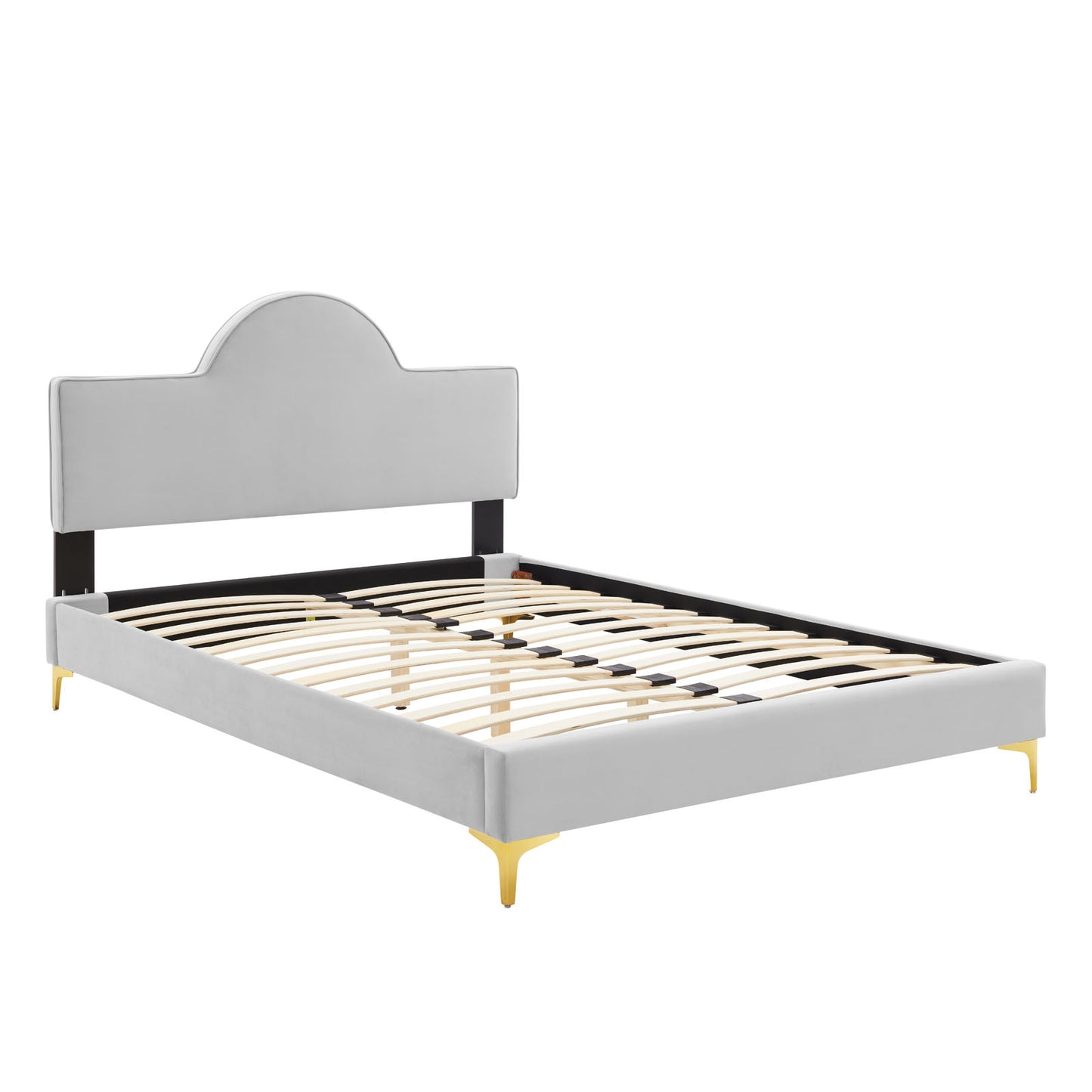 Sunny Performance Velvet King Bed By Modway - MOD-7029 | Beds | Modishstore - 21