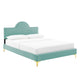 Sunny Performance Velvet King Bed By Modway - MOD-7029 | Beds | Modishstore - 28