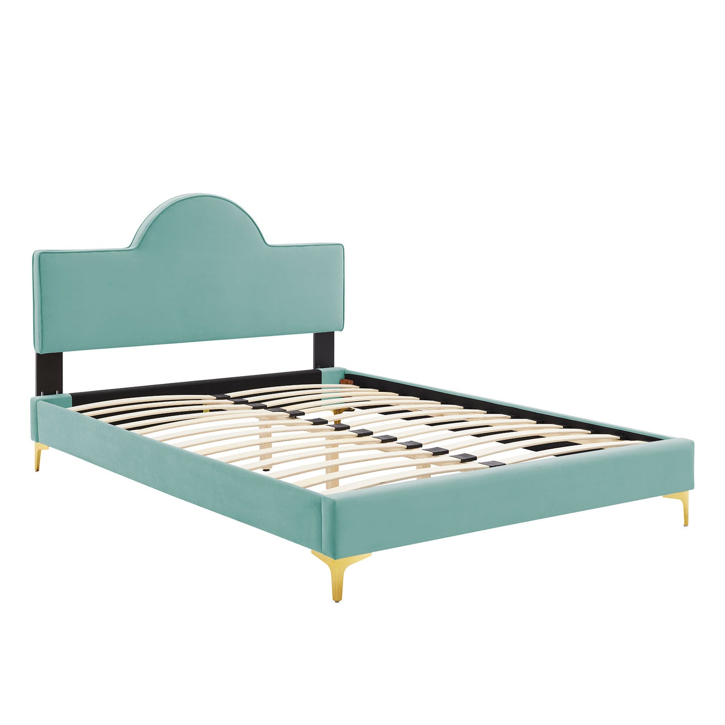 Sunny Performance Velvet King Bed By Modway - MOD-7029 | Beds | Modishstore - 30