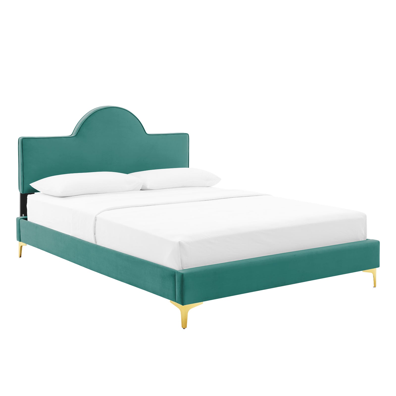 Sunny Performance Velvet King Bed By Modway - MOD-7029 | Beds | Modishstore - 55