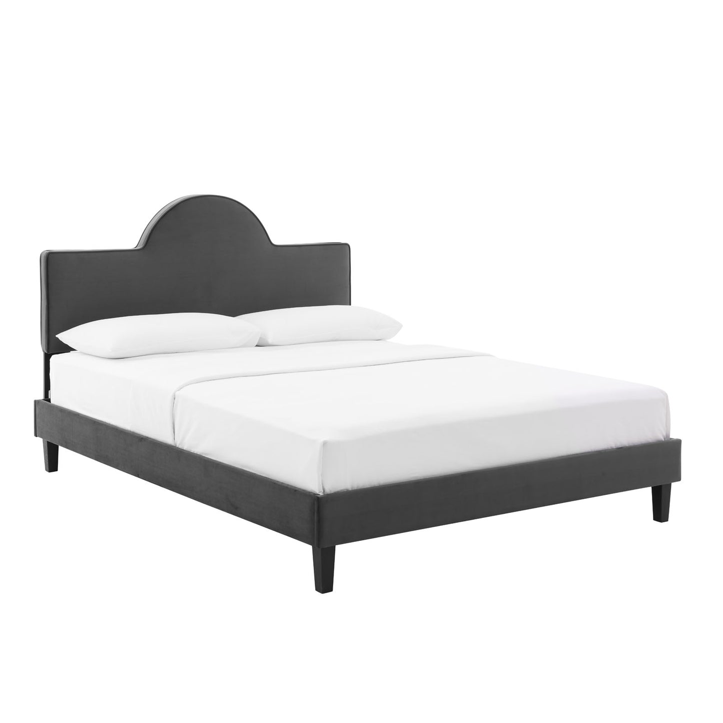 Soleil Performance Velvet King Bed By Modway - MOD-7035 | Beds | Modishstore - 2