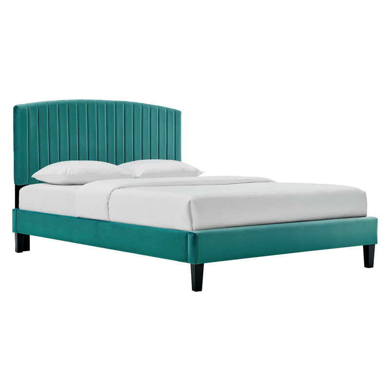 Alessi Performance Velvet Full Platform Bed By Modway - MOD-7037 | Beds | Modishstore - 25