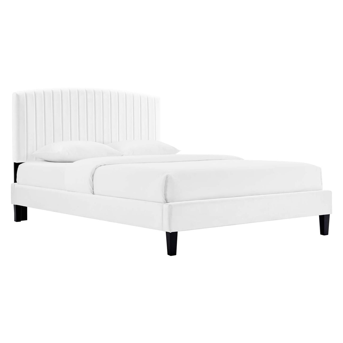 Alessi Performance Velvet King Platform Bed By Modway - MOD-7045 | Beds | Modishstore - 33