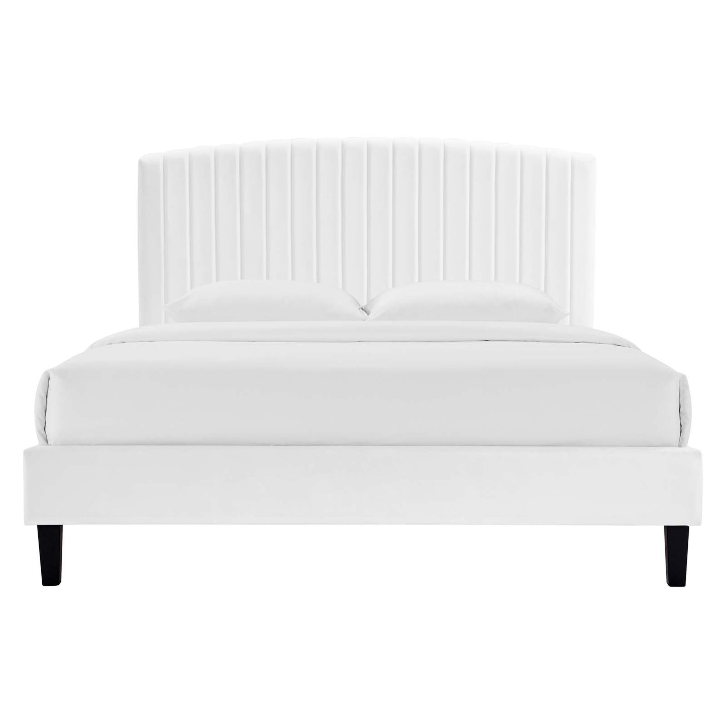 Alessi Performance Velvet King Platform Bed By Modway - MOD-7045 | Beds | Modishstore - 35