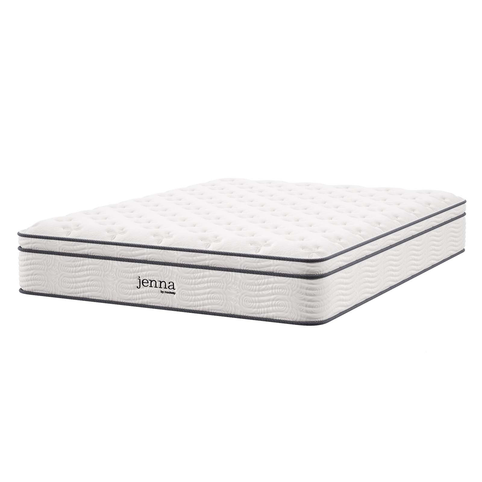 Jenna 12" Innerspring and Foam Queen Mattress By Modway - MOD-7089 | Mattresses | Modishstore - 1