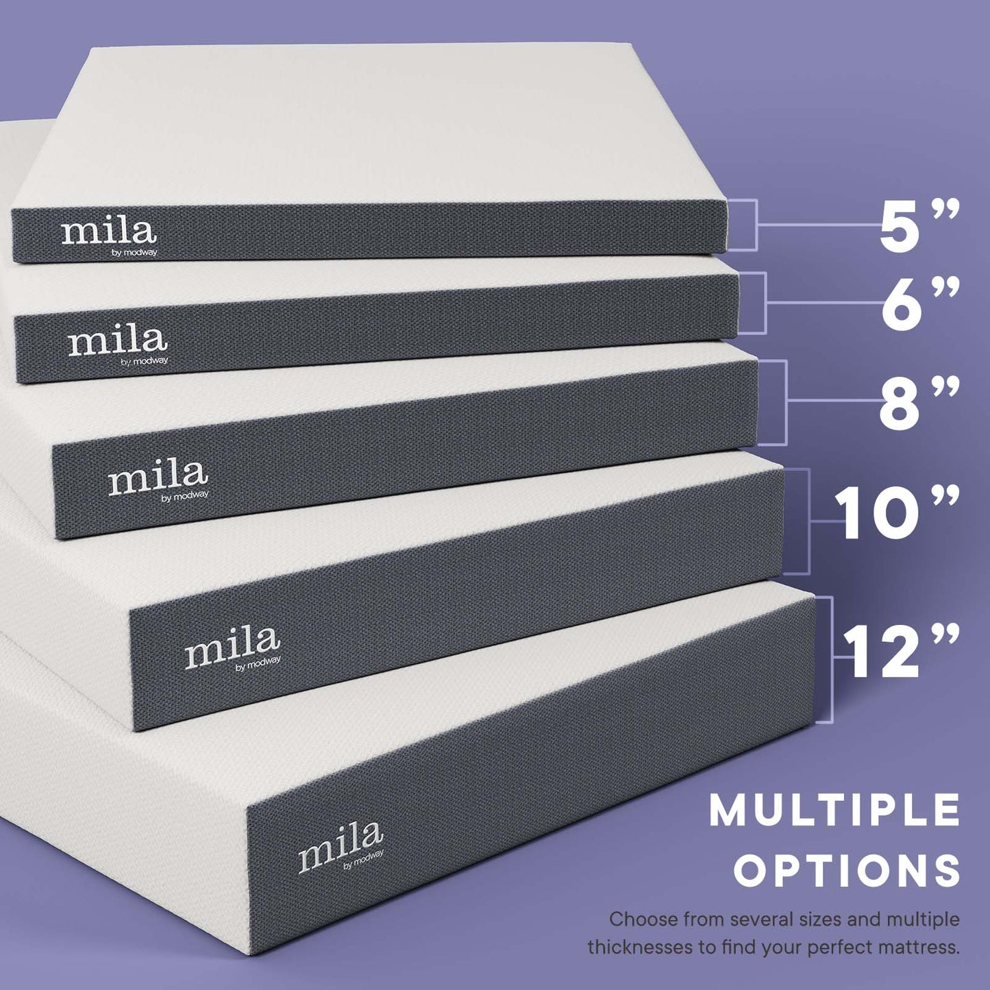 Mila 5" Narrow Twin Mattress By Modway - MOD-7098 | Mattresses | Modishstore - 11