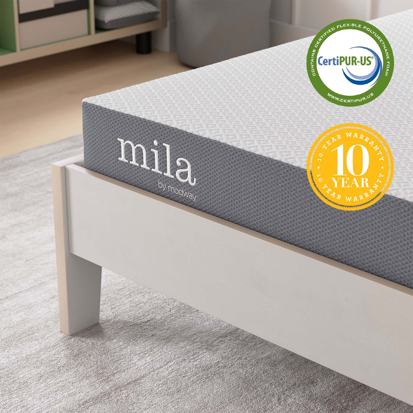 Mila 5" Narrow Twin Mattress By Modway - MOD-7098 | Mattresses | Modishstore - 13