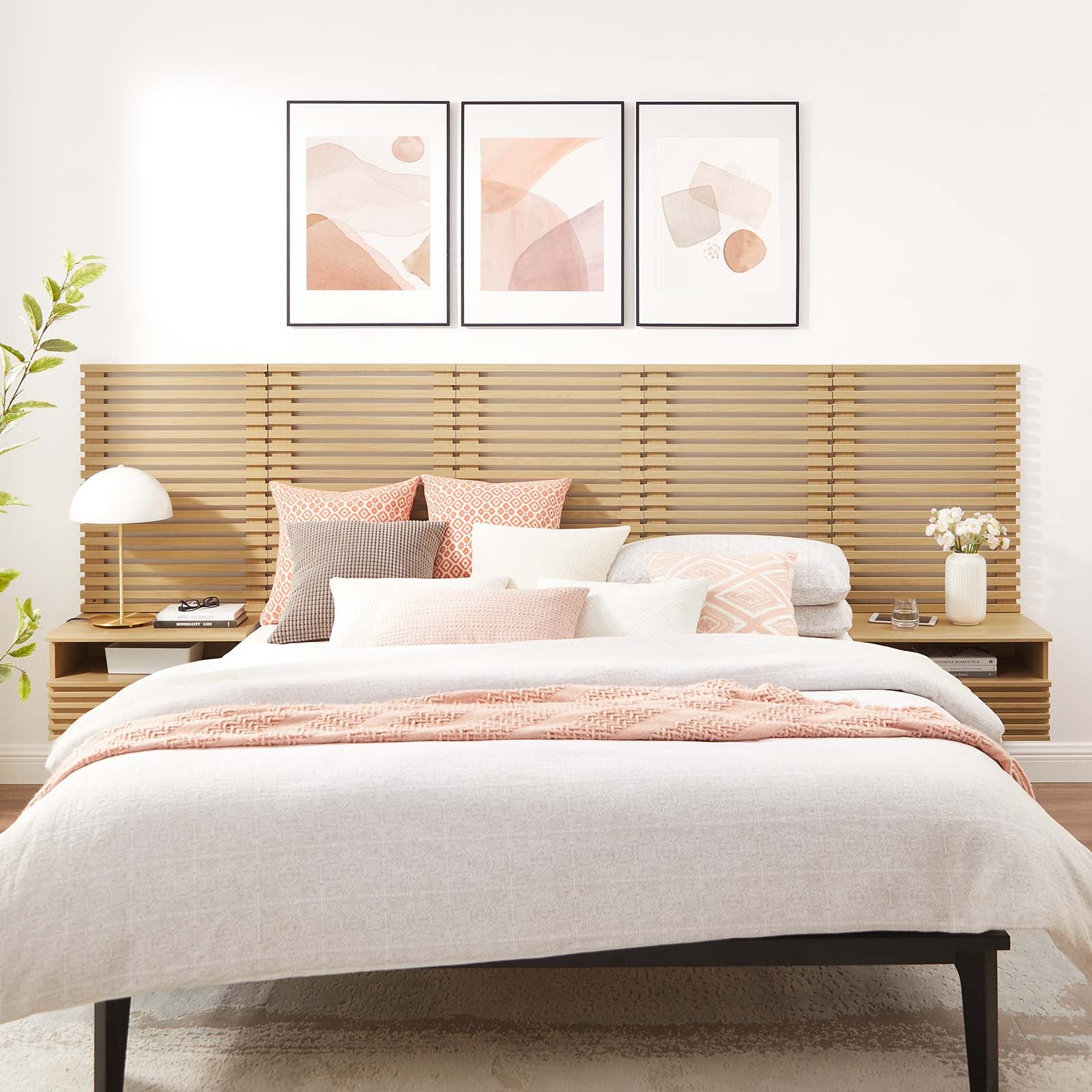 Contemporary headboard deals queen