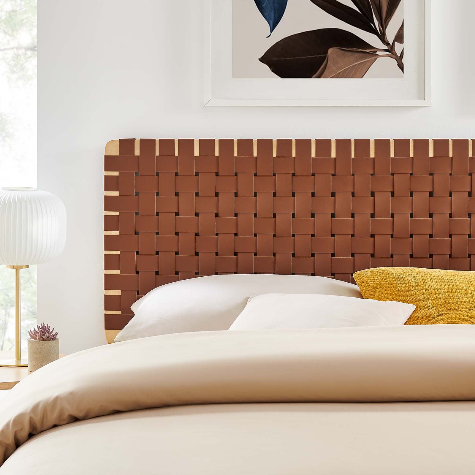 Sparta Weave King Vegan Leather Headboard By Modway - MOD-7127 | Headboards | Modishstore - 15