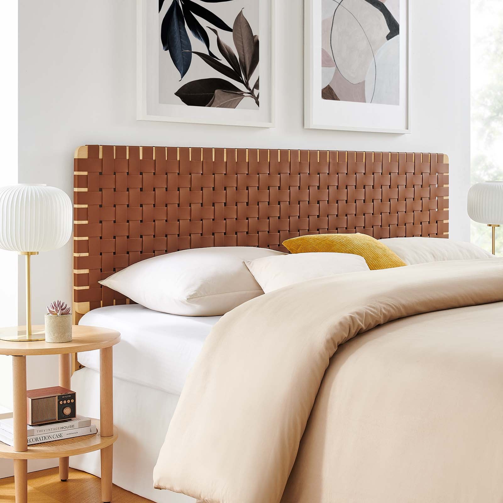 Sparta Weave King Vegan Leather Headboard By Modway - MOD-7127 | Headboards | Modishstore - 16