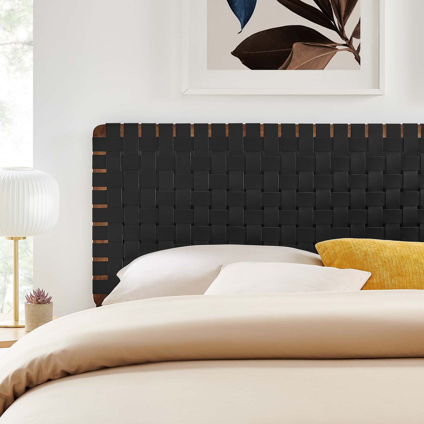 Sparta Weave King Vegan Leather Headboard By Modway - MOD-7127 | Headboards | Modishstore - 23