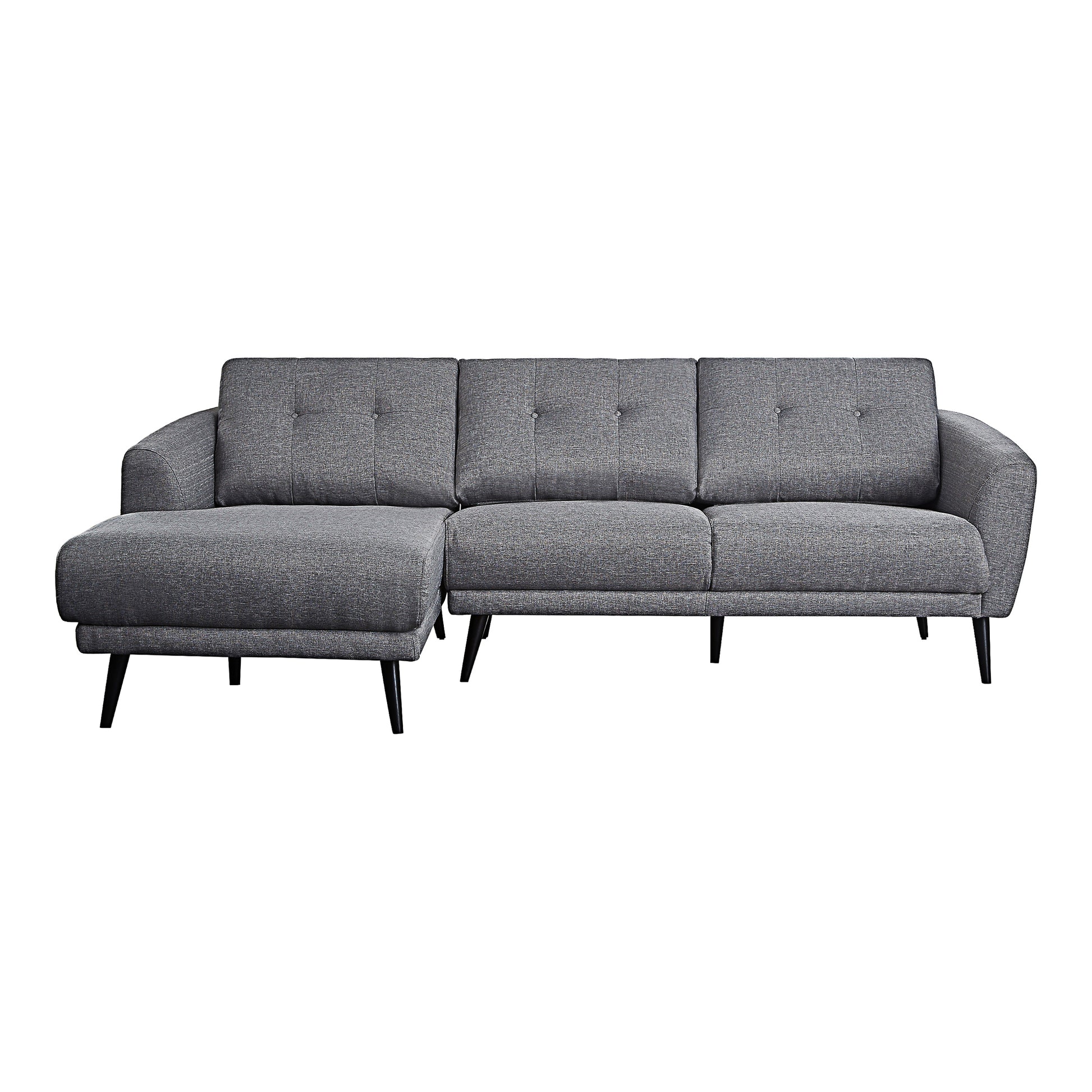 Carson Sectional Grey Left By Moe's Home Collection | Sectional | Modishstore - 1