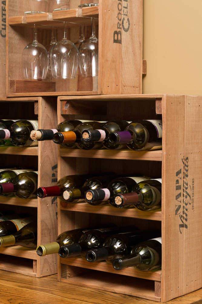 Crate and barrel discount 11 bottle wine rack