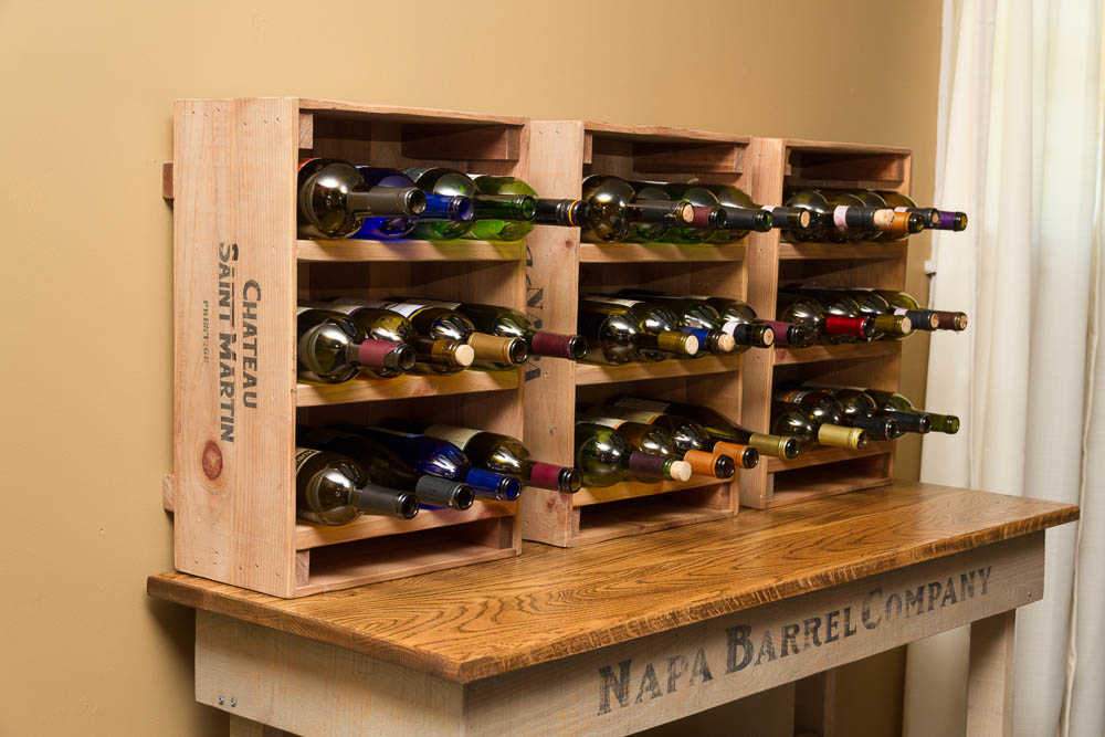 Crate and barrel 2024 11 bottle wine rack