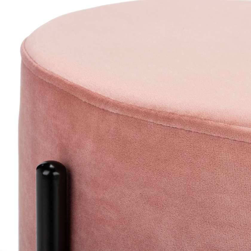 Safavieh Lisbon Round Ottoman | Ottomans | Modishstore - 4