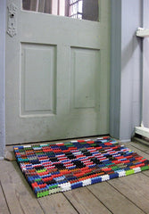 Kalalou Recycled Flipflop Doormat