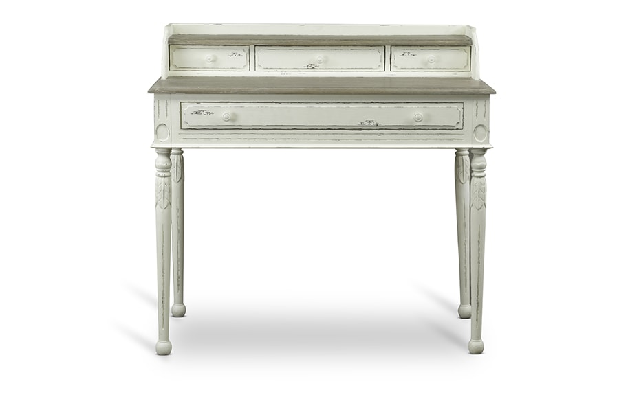 Baxton Studio Anjou Traditional French Accent Writing Desk White