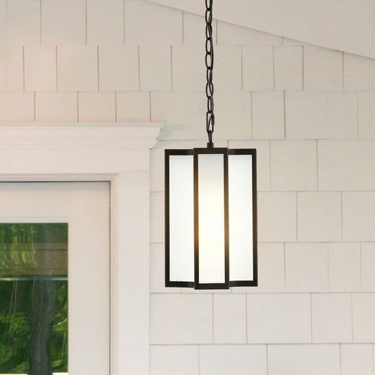 Safavieh Hyla Outdoor Pendant/Black - Black | Pendant Lamps | Modishstore