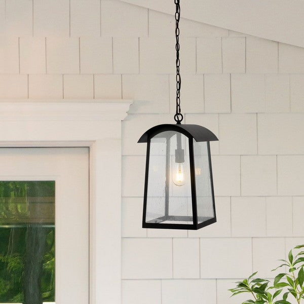 Safavieh Adalai Outdoor Pendant - Black | Pendant Lamps | Modishstore