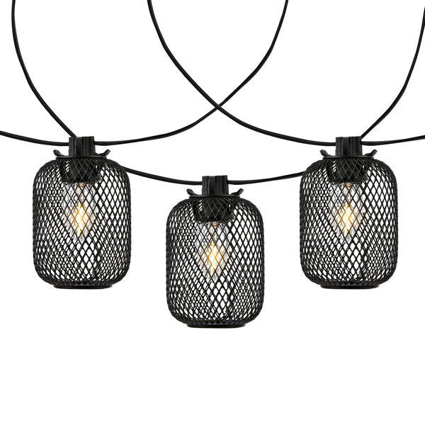 Safavieh Jepsen Led Outdoor String Lights - Black | Lightbulbs | Modishstore - 2