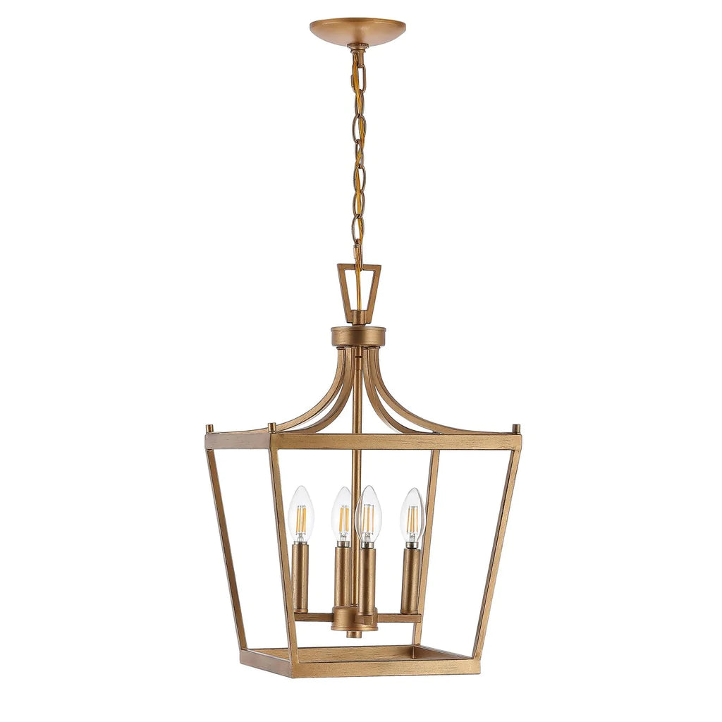 Safavieh Nichi 4Lt Pendant - Gold Painted | Pendant Lamps | Modishstore - 2