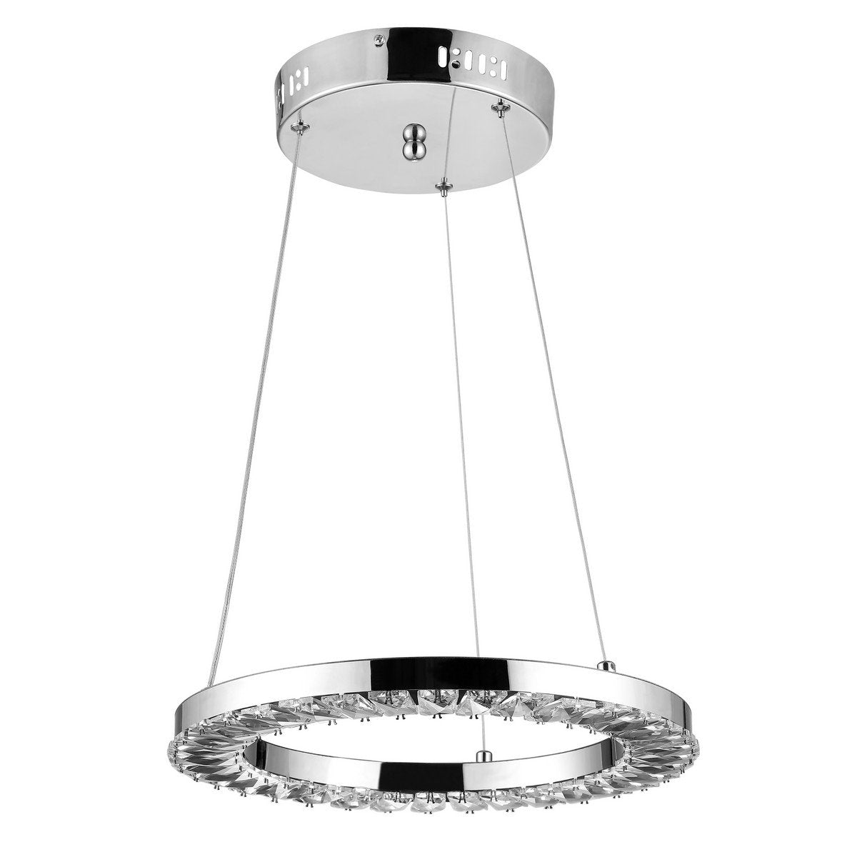 Safavieh Messon Led Pendant - Chrome | Pendant Lamps | Modishstore - 3