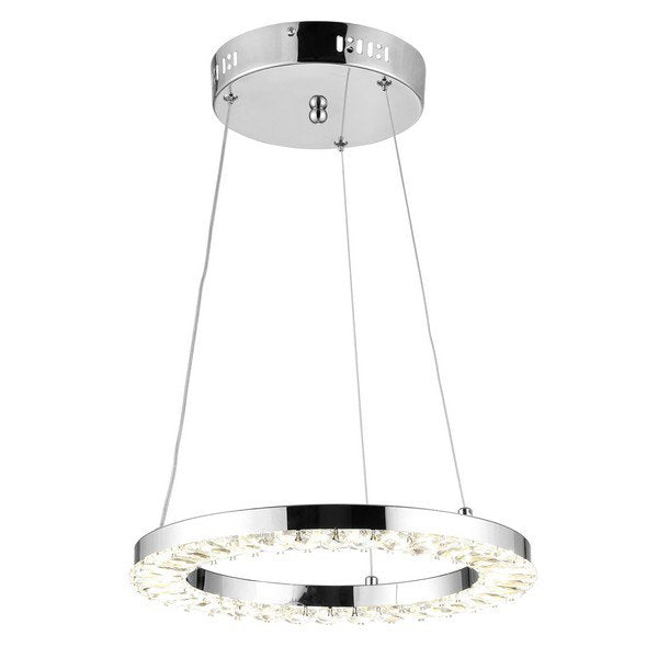 Safavieh Messon Led Pendant - Chrome | Pendant Lamps | Modishstore - 2