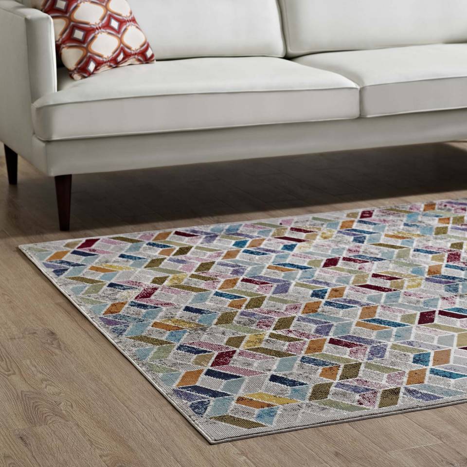 Modway Laleh Geometric Mosaic 4x6 Area Rug - R-1088-46 | Rugs | Modishstore - 6