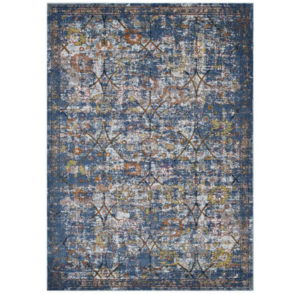 Modway Minu Distressed Floral Lattice 8x10 Area Rug - R-1091A-810 | Modishstore - 9