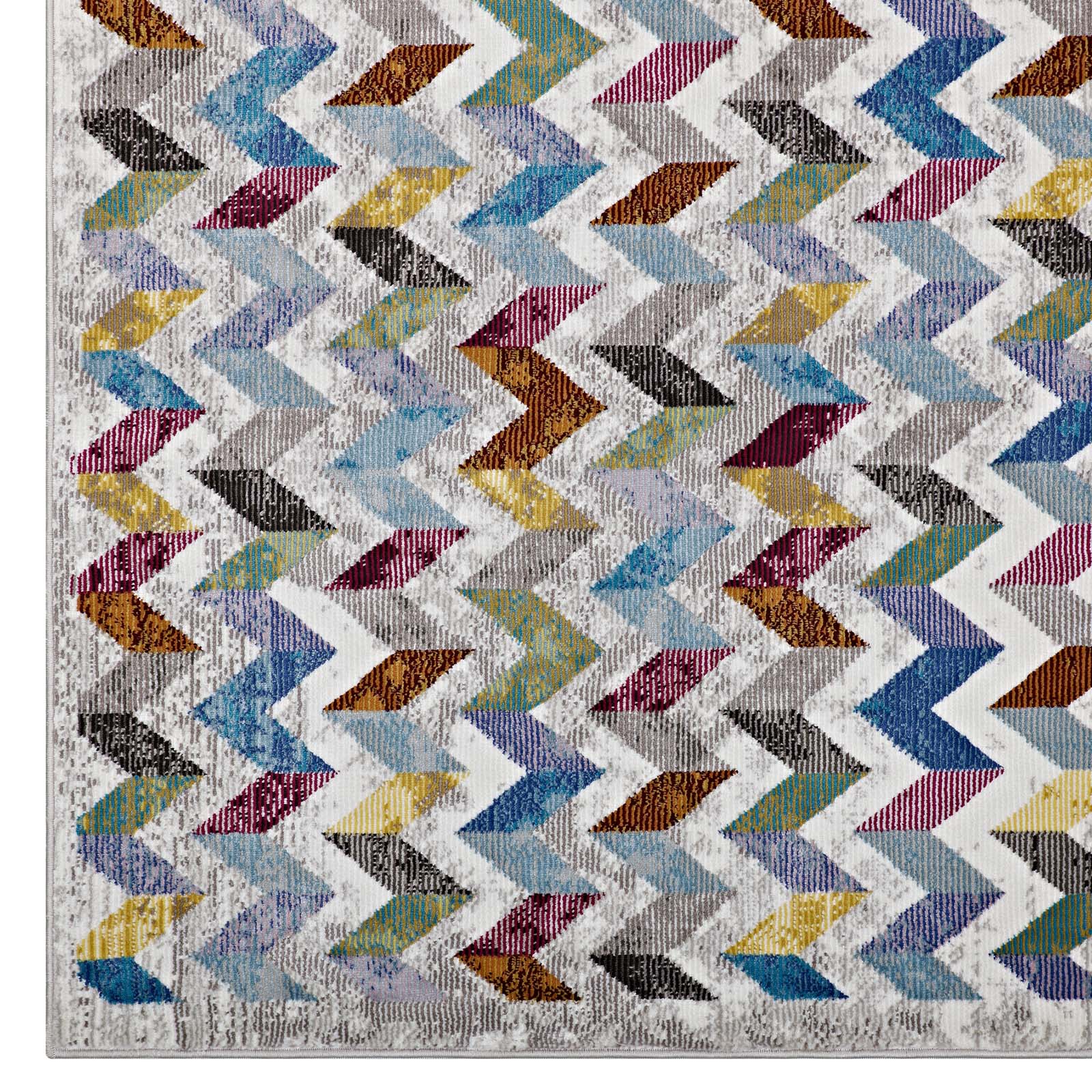 Modway Gemma Chevron Mosaic 5x8
 Area Rug - R-1093-58 | Rugs | Modishstore - 2