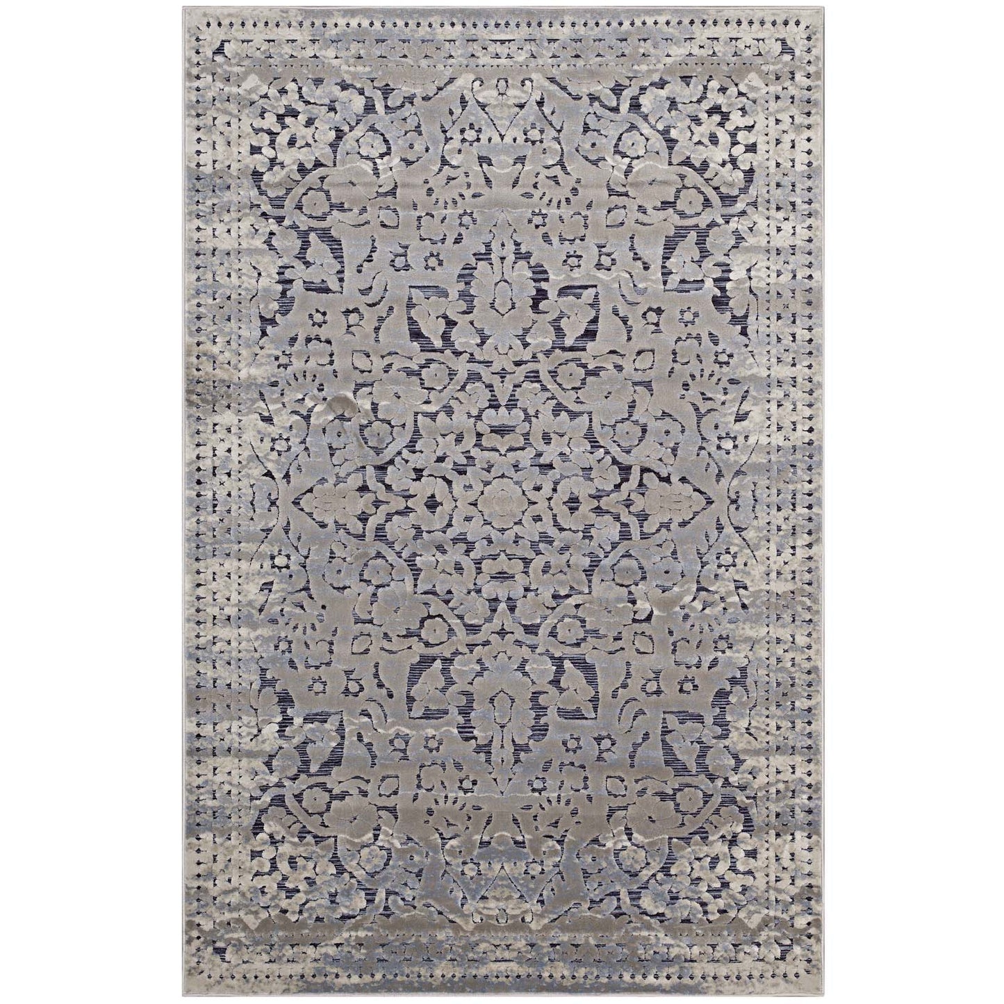 Modway Margarida Distressed Vintage Turkish 5x8 Area Rug - R-1095-58 | Rugs | Modishstore - 1