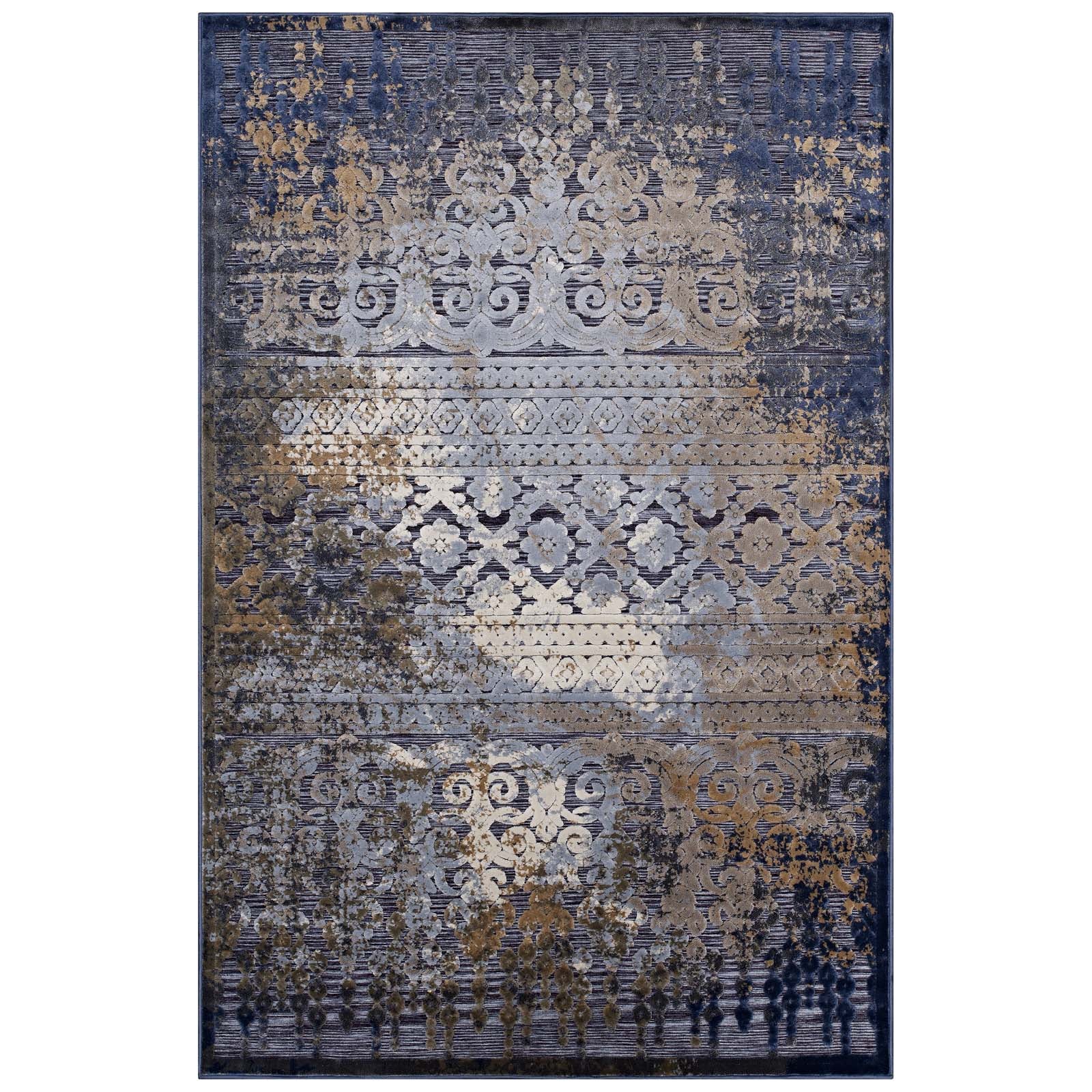 Modway Kalene Distressed Vintage Turkish 5X8 Area Rug - R-1098-58 | Rugs | Modishstore - 1