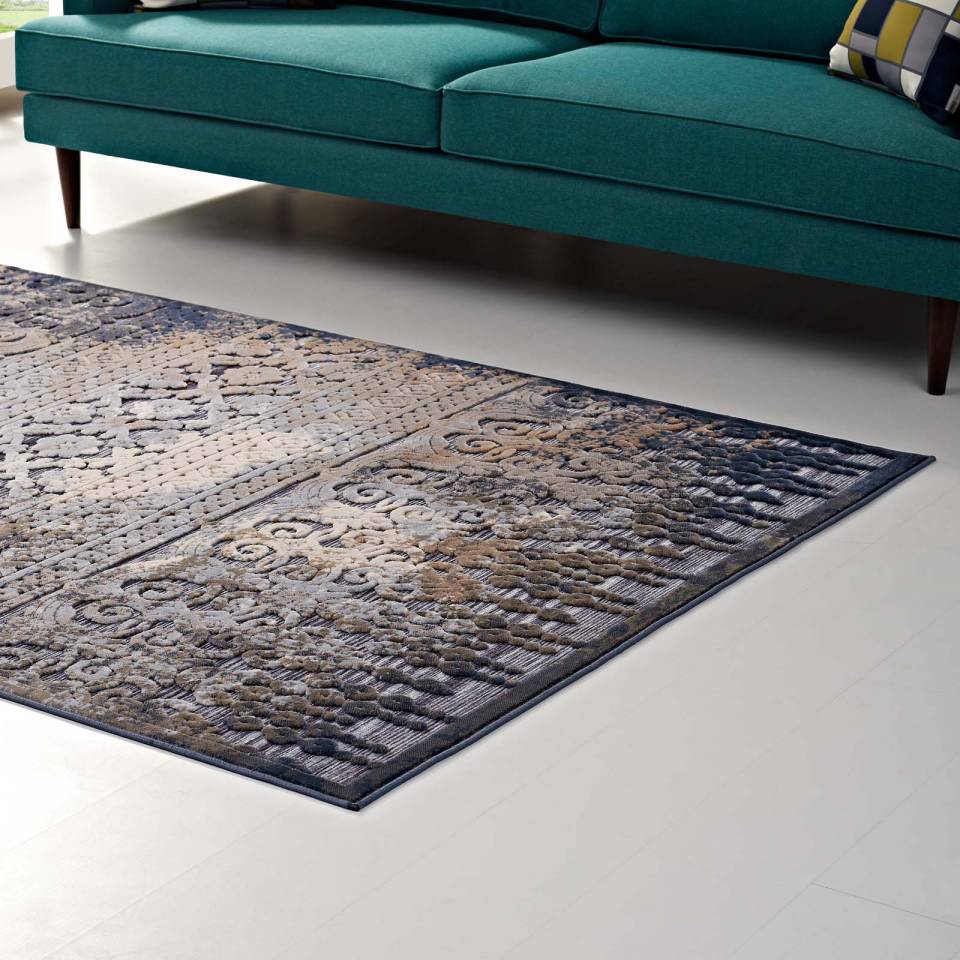 Modway Kalene Distressed Vintage Turkish 8X10 Area Rug - R-1098-810 | Rugs | Modishstore - 6