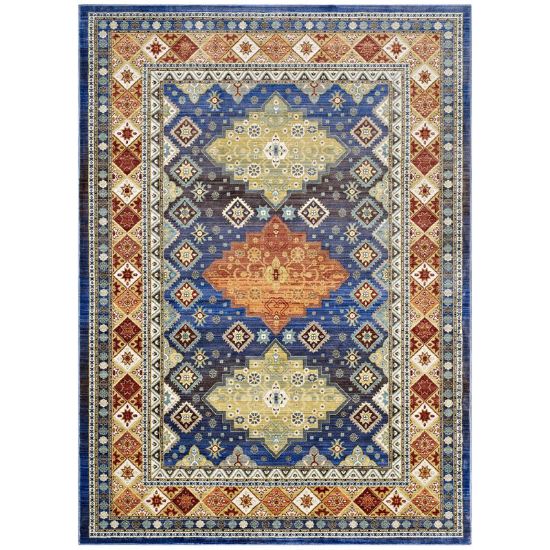 Modway Atzi  Distressed 
Southwestern Diamond Floral 4x6 Area Rug - R-1117-46 | Rugs | Modishstore - 1