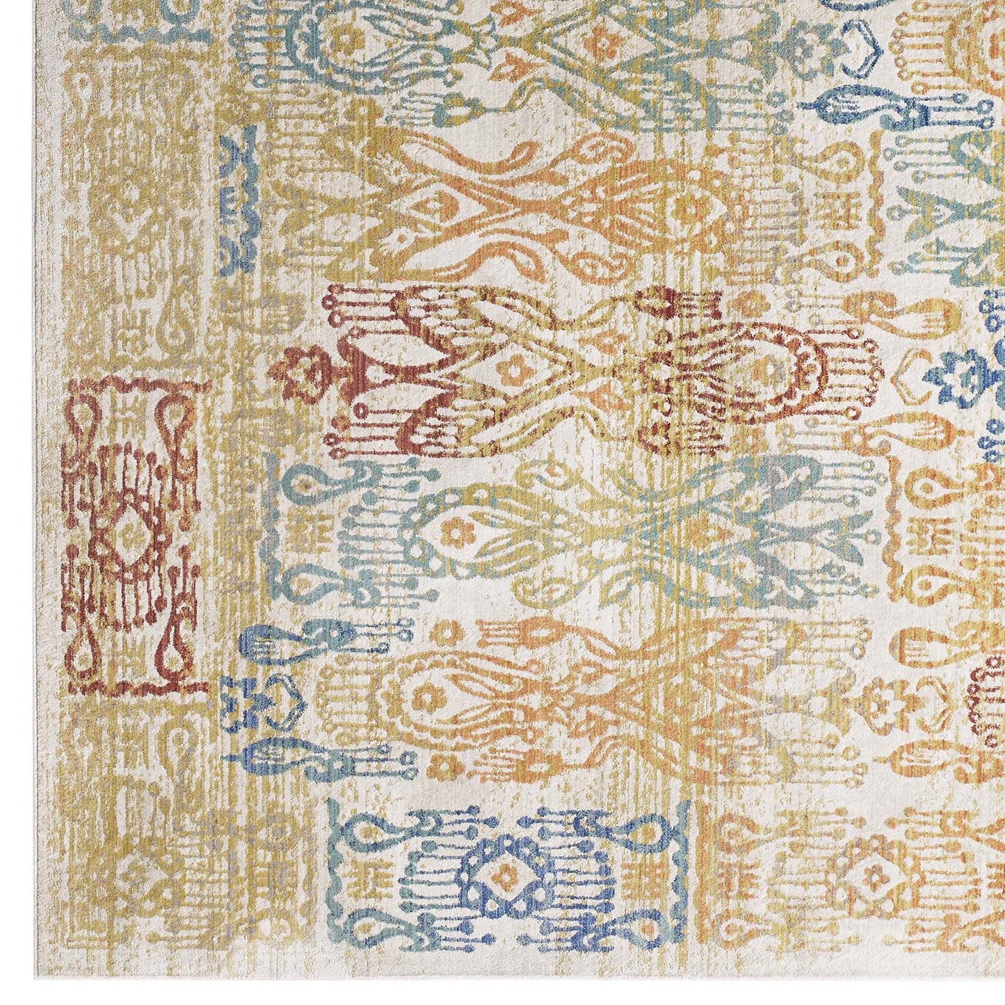 Modway Solimar Distressed Southwestern Aztec 4x6 Area Rug - R-1119-46 | Rugs | Modishstore - 2