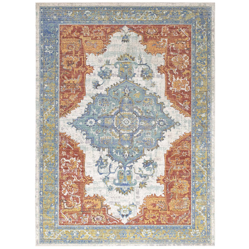 Modway Citlali Distressed Southwestern Aztec 4x6 Area Rug - R-1122-46 | Rugs | Modishstore - 1